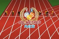 Chạy nhanh về đích trong cuộc đua 100 mét
