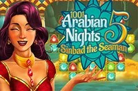 Phần 5 ngay dưới tiêu đề cho trò chơi 1001 Arabian Nights 5: Sinbad
