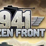 Số 1941 lớn với dòng chữ Frozen Front trên nền hình ảnh xe tăng với cánh đôi ở hai bên