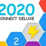 Các hình lục giác màu sắc với số và biểu tượng tia chớp, kèm chữ 2020 Connect Deluxe