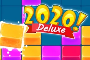 Hình ảnh hiển thị các khối màu sắc sặc sỡ với dòng chữ 2020 Deluxe nổi bật