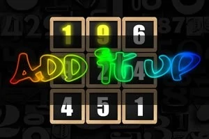Các chữ số 1, 9, 6 trên bảng số, bên dưới là dòng chữ đầy màu sắc Add it up