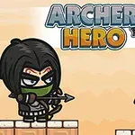 Hai nhân vật hoạt hình đối đầu nhau trên nền gạch với mũi tên sẵn sàng, phía trên là dòng chữ lớn