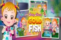 Wow!! Bé Hazel vui mừng khi có một con cá vàng mà may mắn rơi từ
