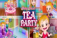 Baby Hazel và các bạn gái tổ chức tiệc trà
