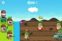 Phòng thủ chống lại làn sóng lợn địch, bắn súng cối