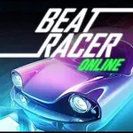 Xe hơi màu tím với ánh sáng neon và một viên đá quý sáng