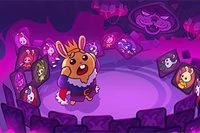 Phù thủy ác độc đã nhốt thỏ tội nghiệp trong các lá bài ma