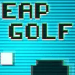 Hình ảnh có nền xanh với chữ CHEAP GOLF và con trỏ chuột kiểu pixel ở góc trái