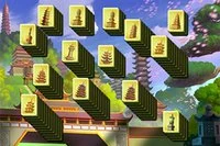 Trò chơi Tower Mahjong Solitaire đẹp với kiến trúc tháp Trung Hoa