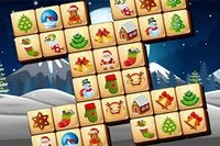 Trò chơi Mahjong cổ điển đơn giản với chủ đề Giáng Sinh