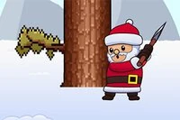 Giúp Santa chặt gỗ thật nhanh mà không bị cành cây đập trúng