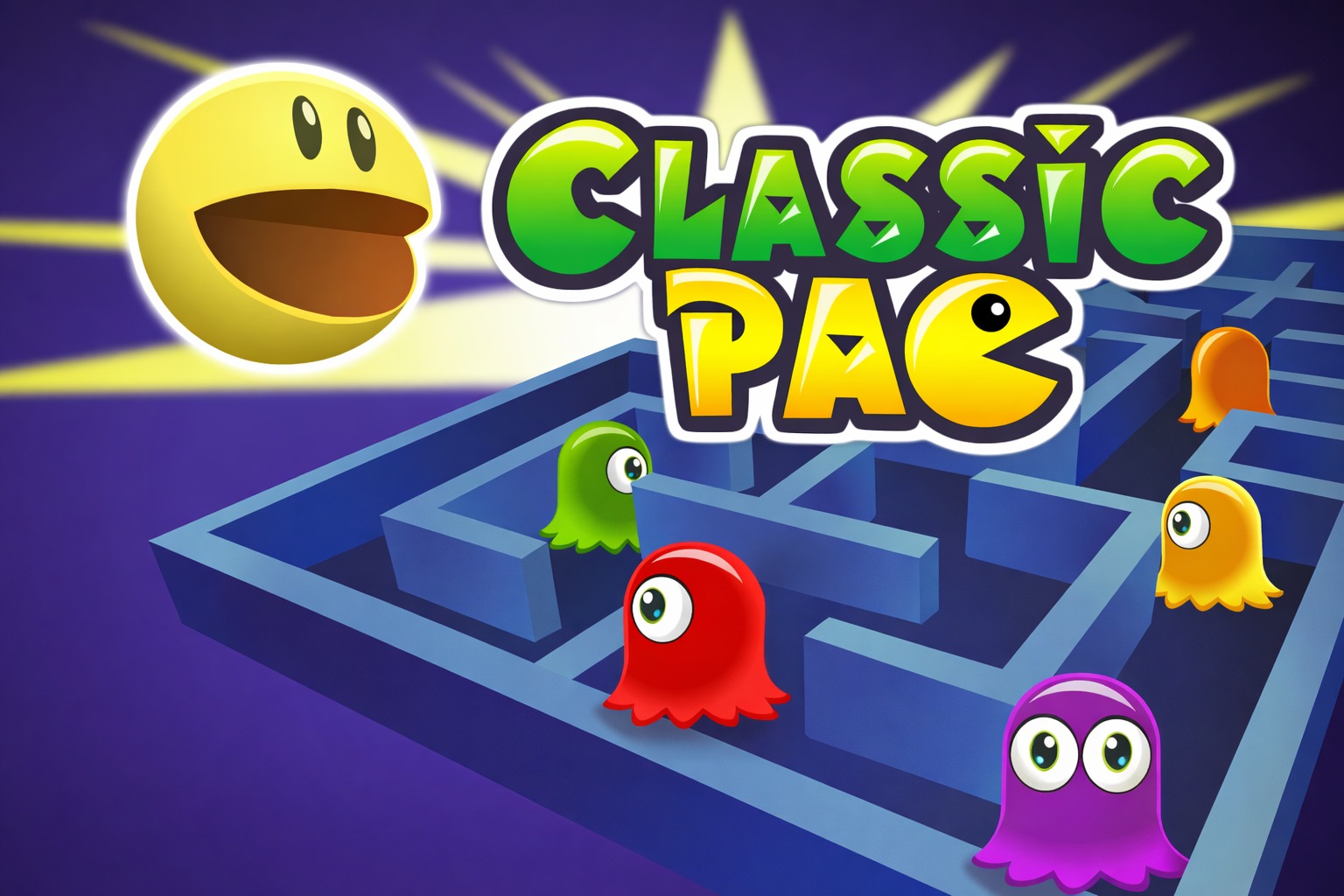Classic Pac 🕹️ Chơi Miễn Phí trên Play123