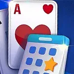 Các lá bài 8, K và Át với biểu tượng trái tim, phía trước là một thiết bị di động có ngôi sao trên màn hình