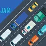 Hình ảnh minh họa giao thông tắc nghẽn với nhiều loại xe ô tô trên đường cao tốc