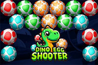 Trò chơi Dino Egg Shooter diễn ra trong thế giới tiền sử đầy