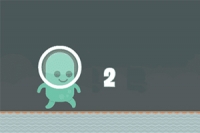 Trò chơi platformer hấp dẫn với người ngoài hành tinh màu xanh