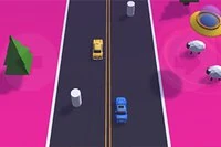 Tránh chướng ngại vật khi bạn điều khiển đồng thời hai xe.