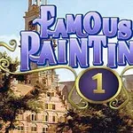 Dòng chữ Famous Paintings 1 nổi bật trên nền hình ảnh của một tòa nhà cổ điển