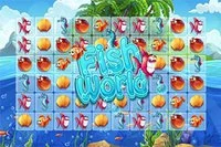Fish World là game xếp hình 3 ô cùng chủ đề dưới biển vui nhộn