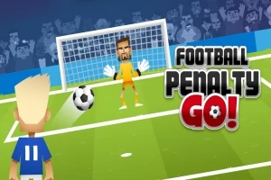 Cầu thủ đang chuẩn bị thực hiện cú sút penalty đối diện với thủ môn trên sân cỏ
