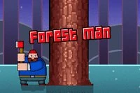 Trong Forest Man, bạn cần chặt cây và tránh cành cây