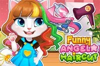 Tạo kiểu tóc tuyệt nhất cho Angela!