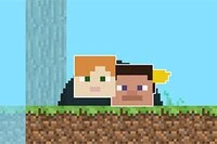 Trò chơi 2 người thú vị trong thế giới voxel