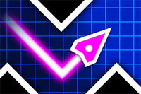 Geometry Vibes là game arcade phản xạ, tránh chướng ngại vật,
