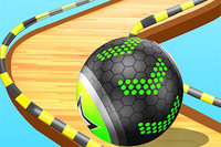 Đến vạch xuất phát đầu tiên trong Going Balls