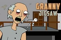 Ghép các mảnh ghép trong trò chơi xếp hình Granny vui nhộn này
