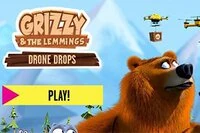 Máy bay không người lái thả gói hàng tại cửa nhà Grizzy