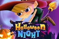 Bay thật xa trong trò chơi phong cách flappy bird chủ đề Halloween