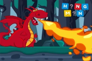 Rồng đỏ phun lửa trong khu rừng tối với các ô chữ H?