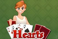 Trò chơi bài Hearts 4 người với 3 đối thủ máy tính