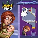 Người phụ nữ ôm đứa trẻ đang khóc, trong khi một đứa trẻ khác ngồi co ro dưới tầng gầm với một xô, bên cạnh là các đường ống ghép với ghim mở