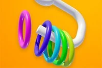 Xoay móc để thả tất cả vòng vào lỗ