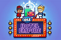 Xây dựng đế chế khách sạn trong game Idle Hotel Empire.
