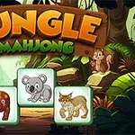 Các con vật như vượn cáo, voi, gấu túi và linh miêu được hiển thị trên các khối trong một khu rừng nhiệt đới