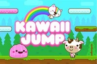 Trong Kawaii Jump, bạn điều khiển một chú slime tím đáng yêu