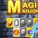 Hình ảnh hiển thị các ô vuông với viên ngọc và đũa phép trên nền tường gạch