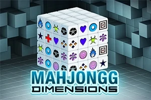 Khối lập phương với các mặt chứa biểu tượng đa dạng như hoa, ngôi sao, và biểu tượng khác, trên nền không gian ba chiều