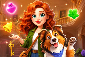 Explore a mysterious Match-3 mansion