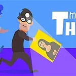 Tên trộm đeo mặt nạ cầm bức tranh nổi tiếng chạy trốn khỏi cảnh sát