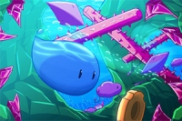 Mini Swim là trò chơi arcade bơi và bắt tất cả kho báu dưới