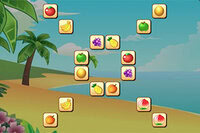Giúp khỉ ăn hết trái cây trong game Mahjong Connect này