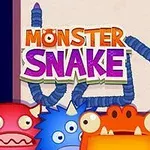 Hình ảnh của năm con quái vật đầy màu sắc với chữ MONSTER SNAKE ở giữa