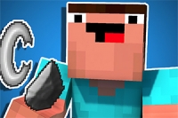 Noob quyết định troll trong Minecraft và đến nhà Pro