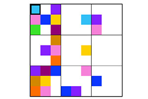 Fill the grid with colors