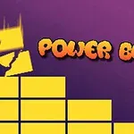 Hình ảnh có nền màu tím với các khối vuông màu vàng và chữ Power Block màu cam nổi bật